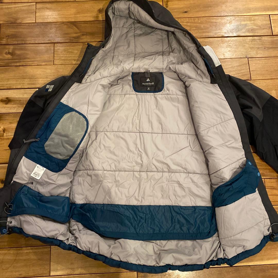 モンベル メンズ スキーウェア 上 パウダーステップパーカ Ｍサイズ