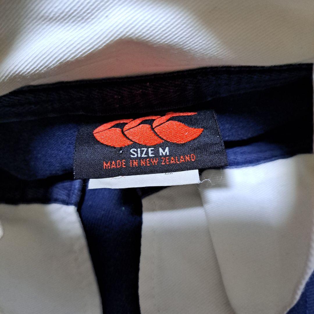 スコットランド ラガーシャツ Mサイズ ネイビー