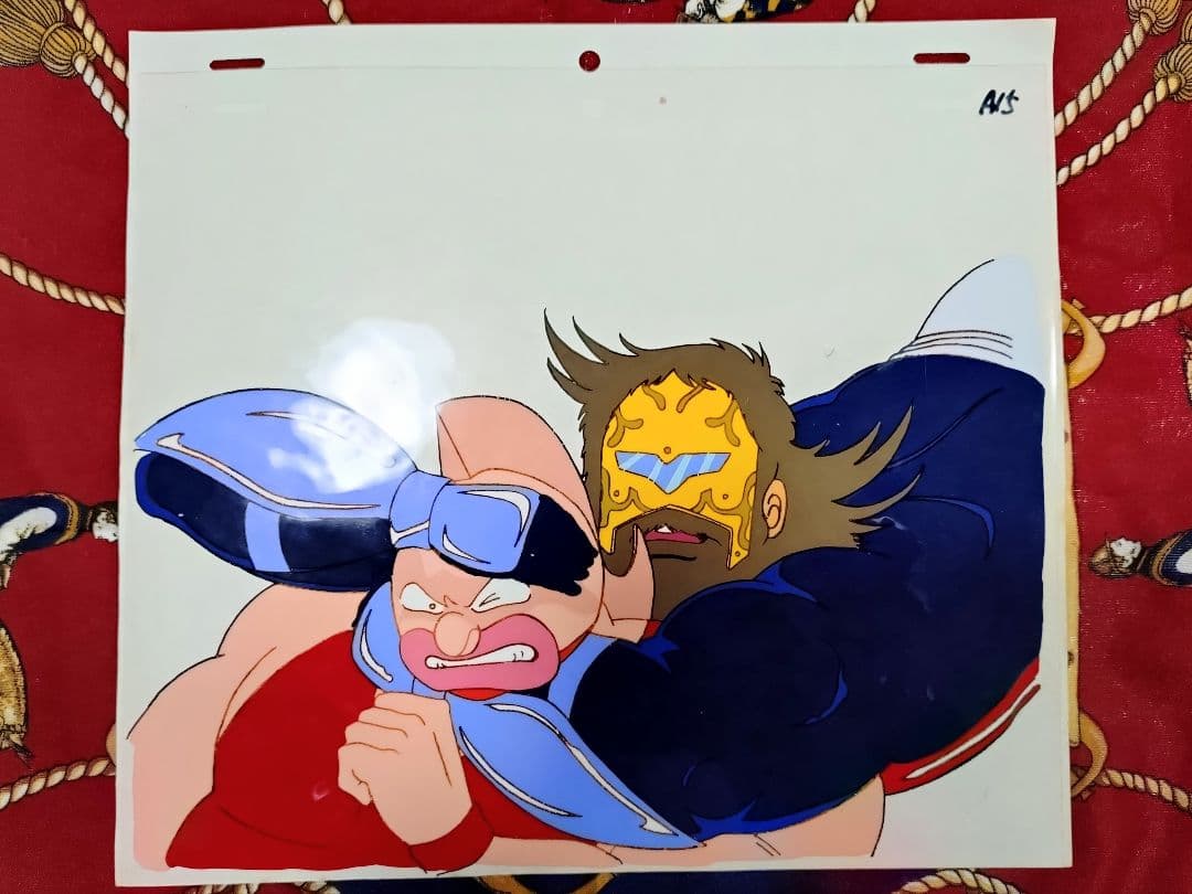 キン肉マン セル画 キン肉スグル ネプチューンキング 当時品
