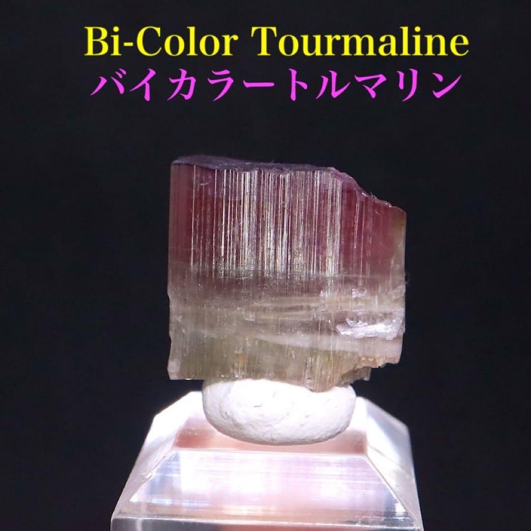 バイカラートルマリン 電気石 5.5g T766 天然石　原石　パワーストーン