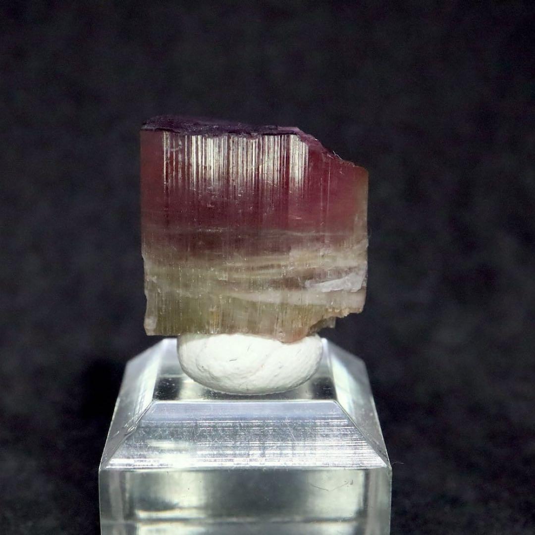 バイカラートルマリン 電気石 5.5g T766 天然石　原石　パワーストーン