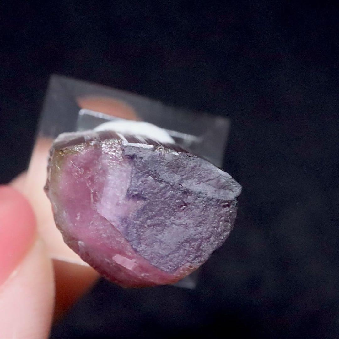 バイカラートルマリン 電気石 5.5g T766 天然石　原石　パワーストーン