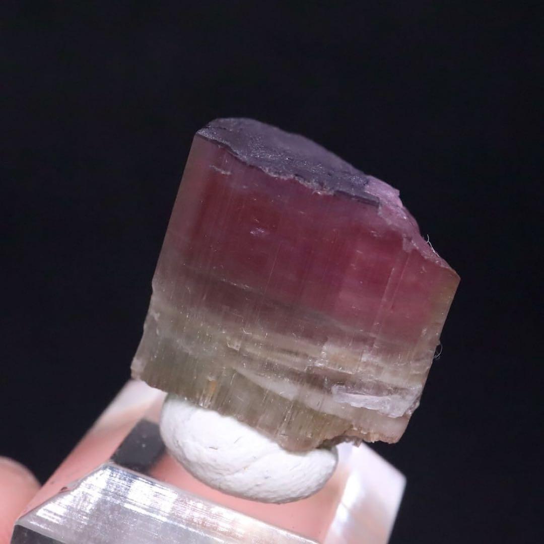 バイカラートルマリン 電気石 5.5g T766 天然石　原石　パワーストーン