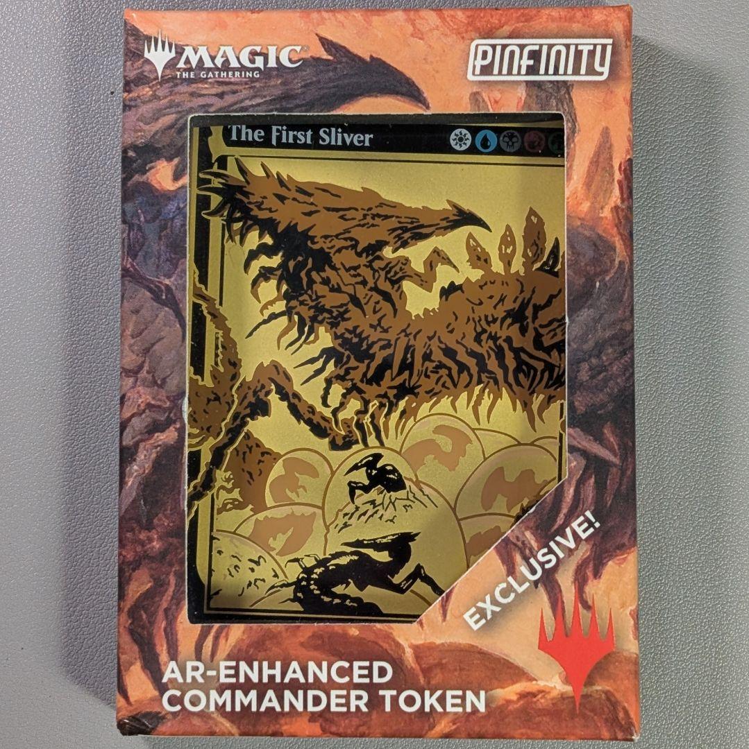 【未使用】MTG　Pinfinity　初祖スリヴァー　提示用　金属製