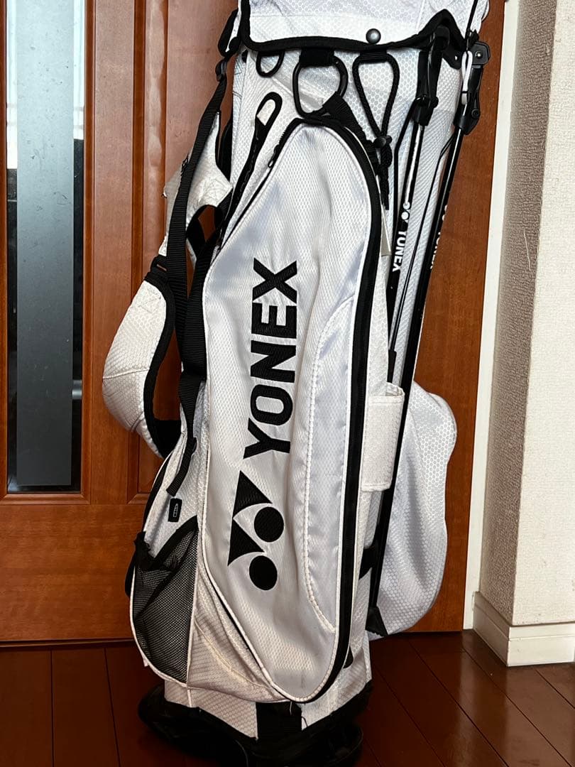 YONEX キャディバッグ スタンド付き ゴルフ ホワイト
