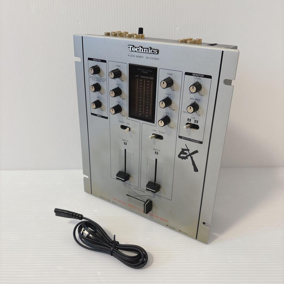 【動作確認済み】Technics SH-EX1200 DJミキサー テクニクス