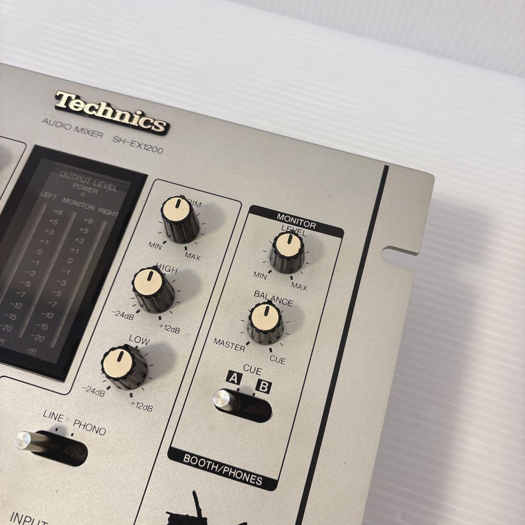 【動作確認済み】Technics SH-EX1200 DJミキサー テクニクス