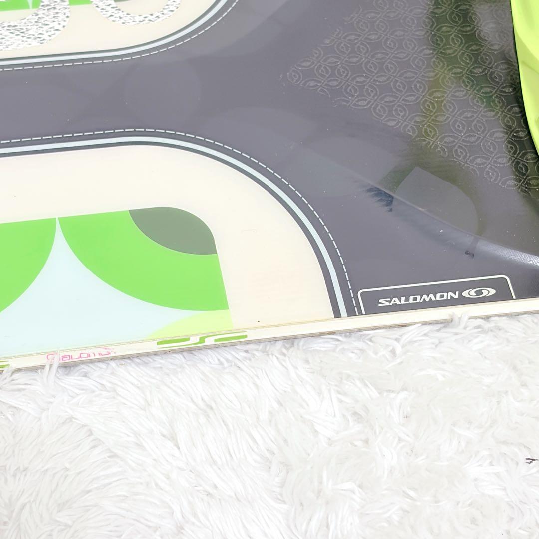 SALOMON サロモン スノーボード ビンディング付 グリーン×ブラック