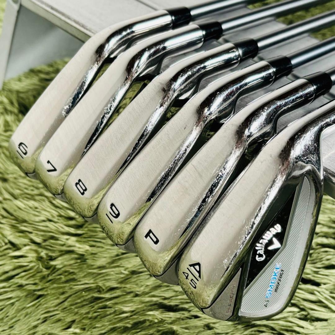 キャロウェイ パラダイム Aiスモーク マックスファスト アイアン6本セット