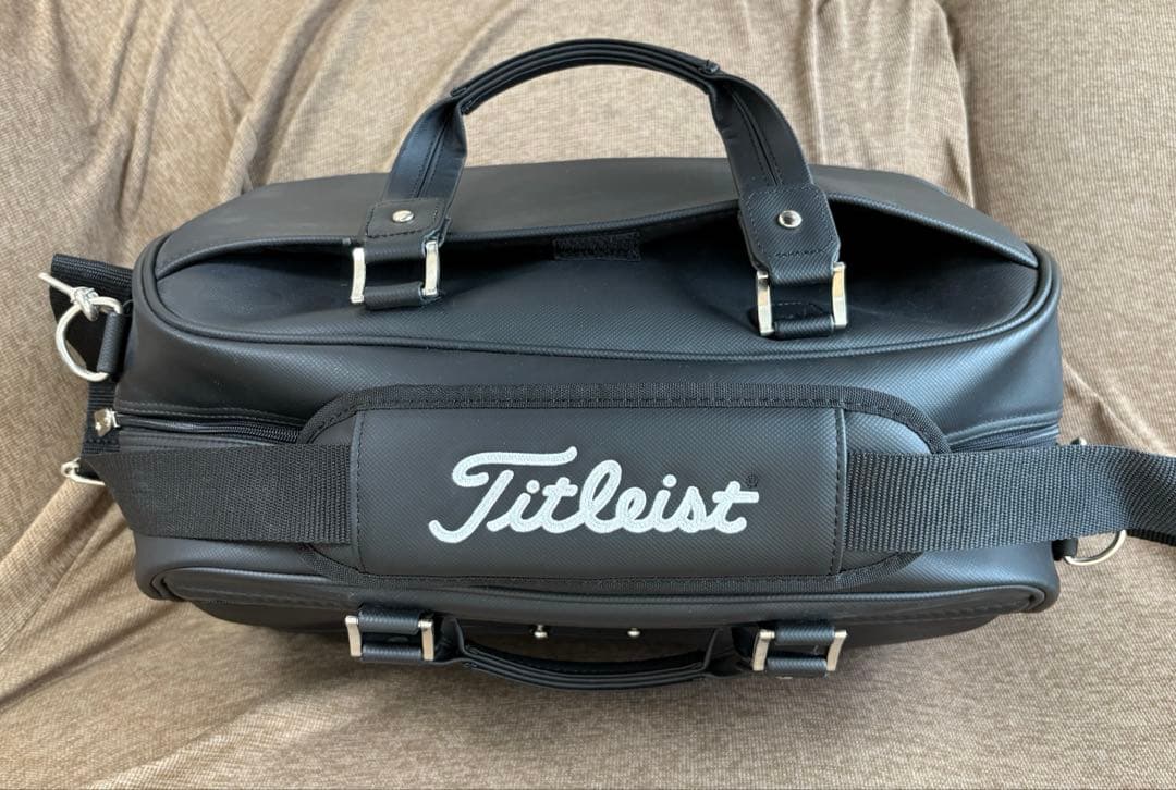 【美品】Titleist ブラック ボストンバッグ