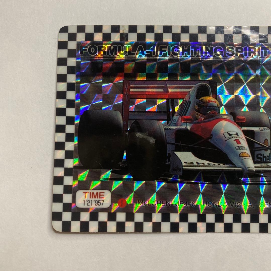 【中古】カード　F1 マクラーレン　ホンダ　1 アイルトン・セナ