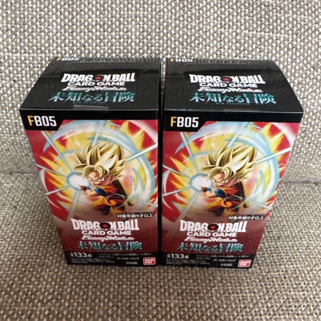 DBカードゲーム フュージョンワールド FB05　未知なる冒険　2BOX
