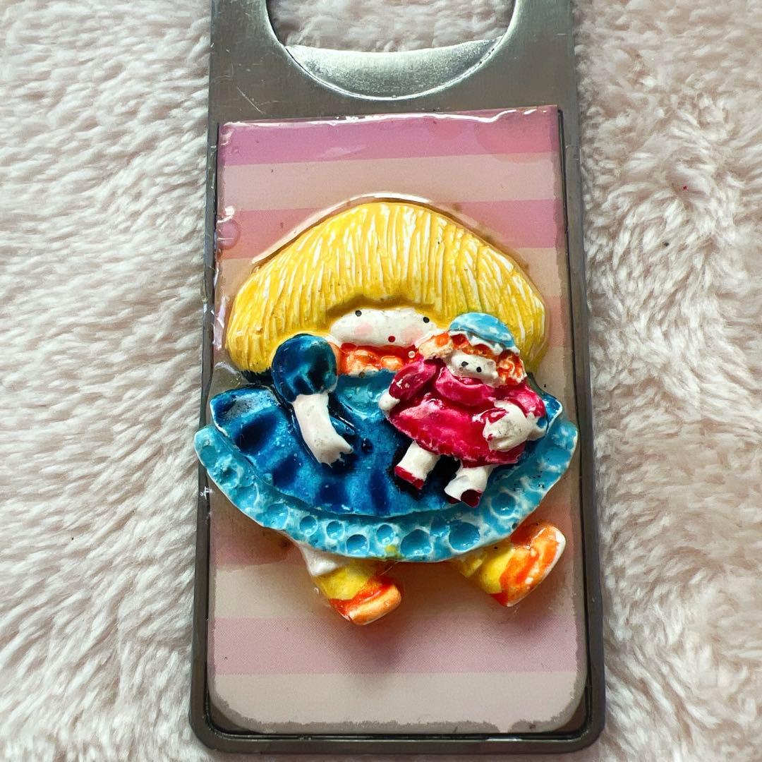 昭和レトロ ビンテージファンシー栓抜き型キーホルダー 7点 1980年代