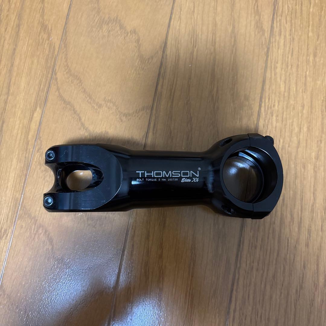 THOMSON* elite x4 stem 0° ブラック 100mm