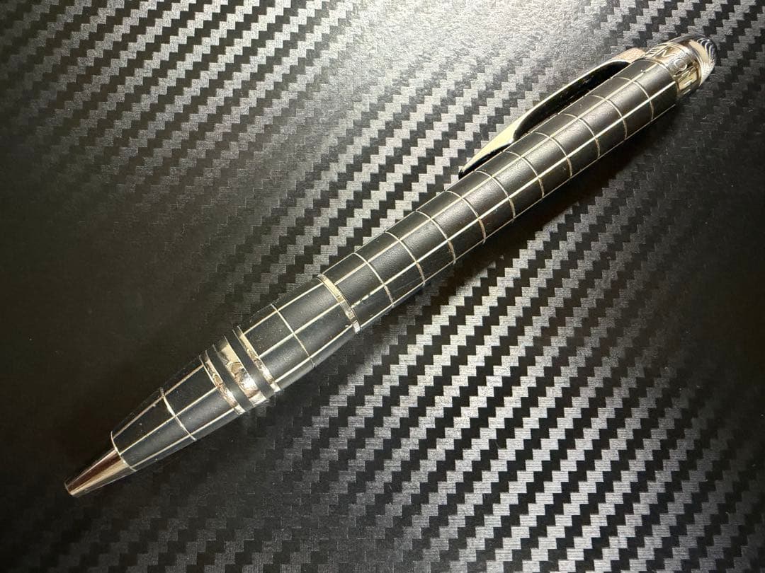 美品 モンブラン スターウォーカー メタルラバー ボールペン