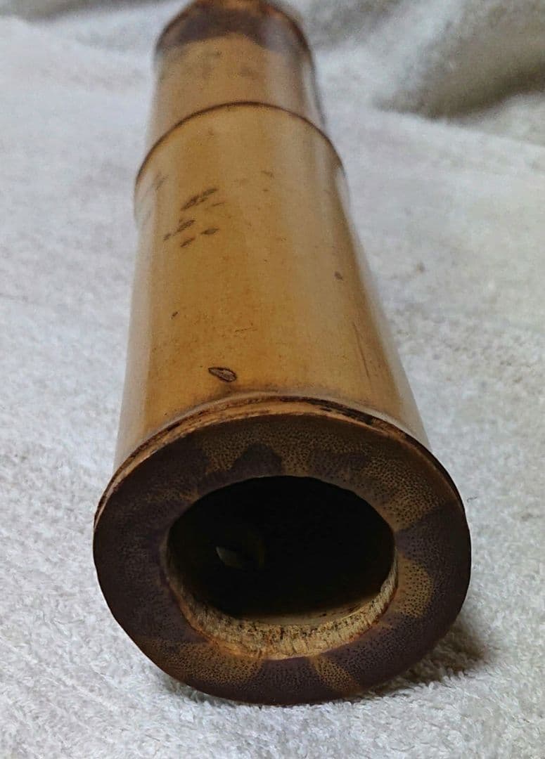 竹製 茶道具 花入専用ケース付きA470