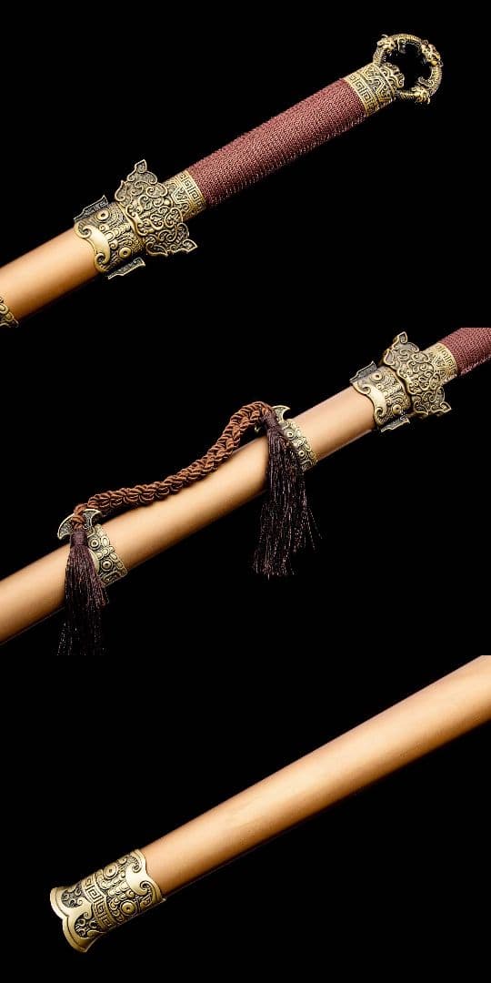 凛鐏唐刀-高性能マンガン鋼 古兵器 武具　刀装具　日本刀　模造刀 居合刀