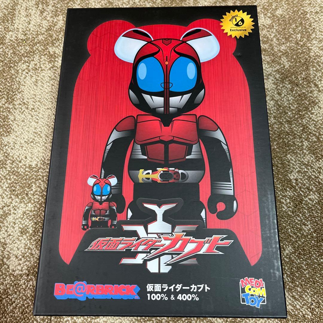 マ*コ様 BE@RBRICK 仮面ライダー カブト 100% & 400% 新品