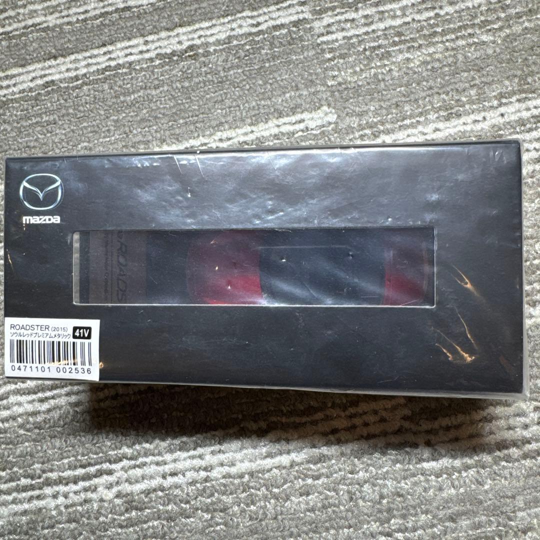 ミニカー　マツダNDロードスター マツダエース　ソウルレッドプレミアムメタリック