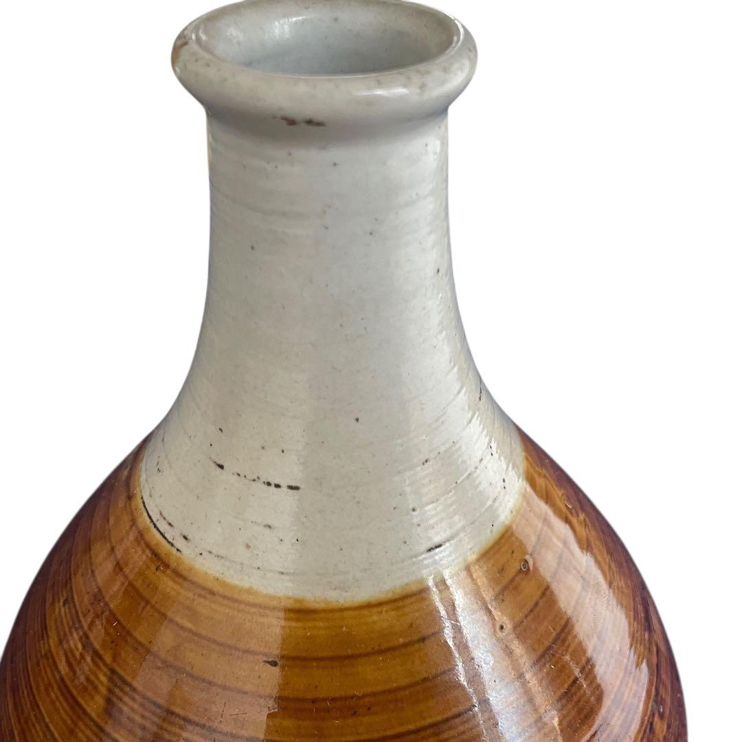 【江戸期】平戸焼 掛分徳利 / 古美術 骨董 民藝 焼物 三河内 花瓶 花器