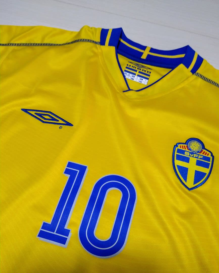 スウェーデン代表ユニフォーム イブラヒモビッチ Umbro正規品 新品 2004