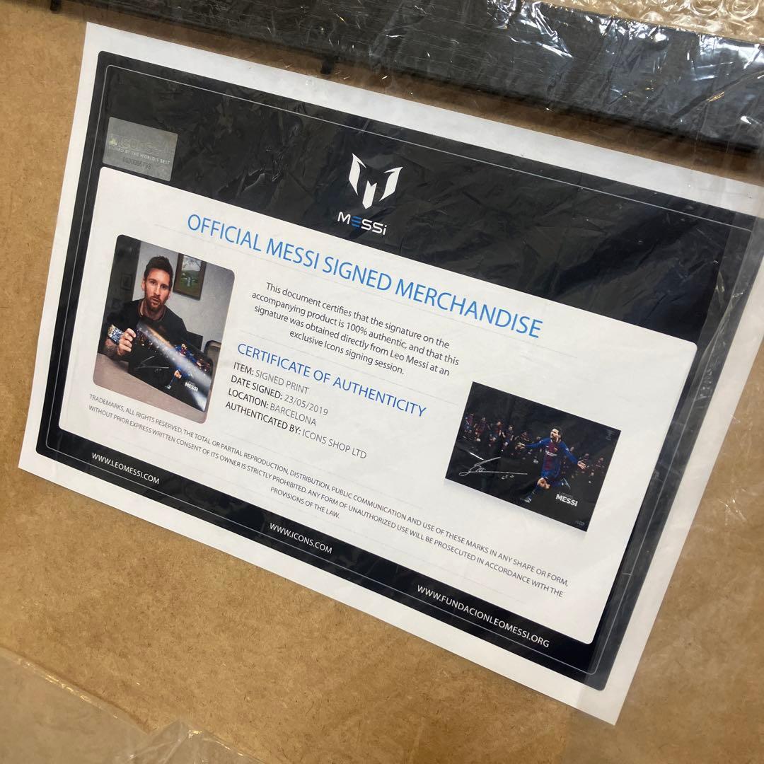 ICONS Lionel Messi 直筆サイン入　メッシ