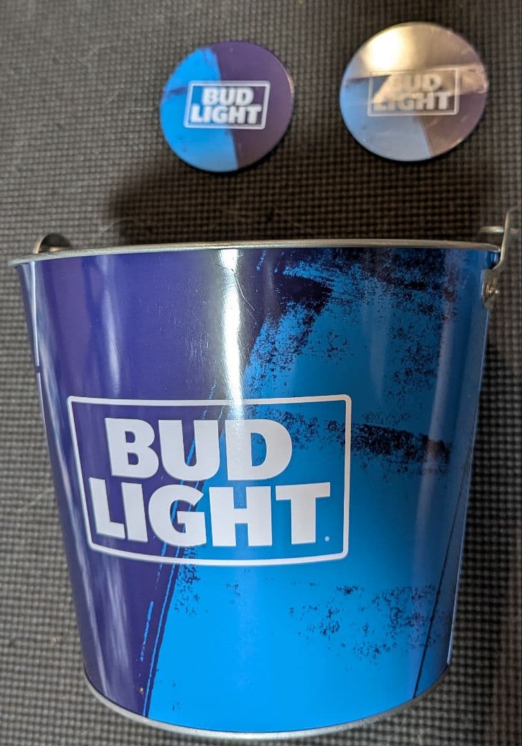 BUD LIGHT　バケツ　コースター
