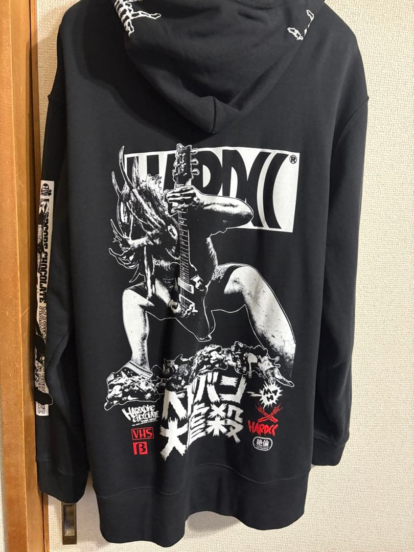 美品　マキシマムザホルモン　グラフィックパーカー 黒