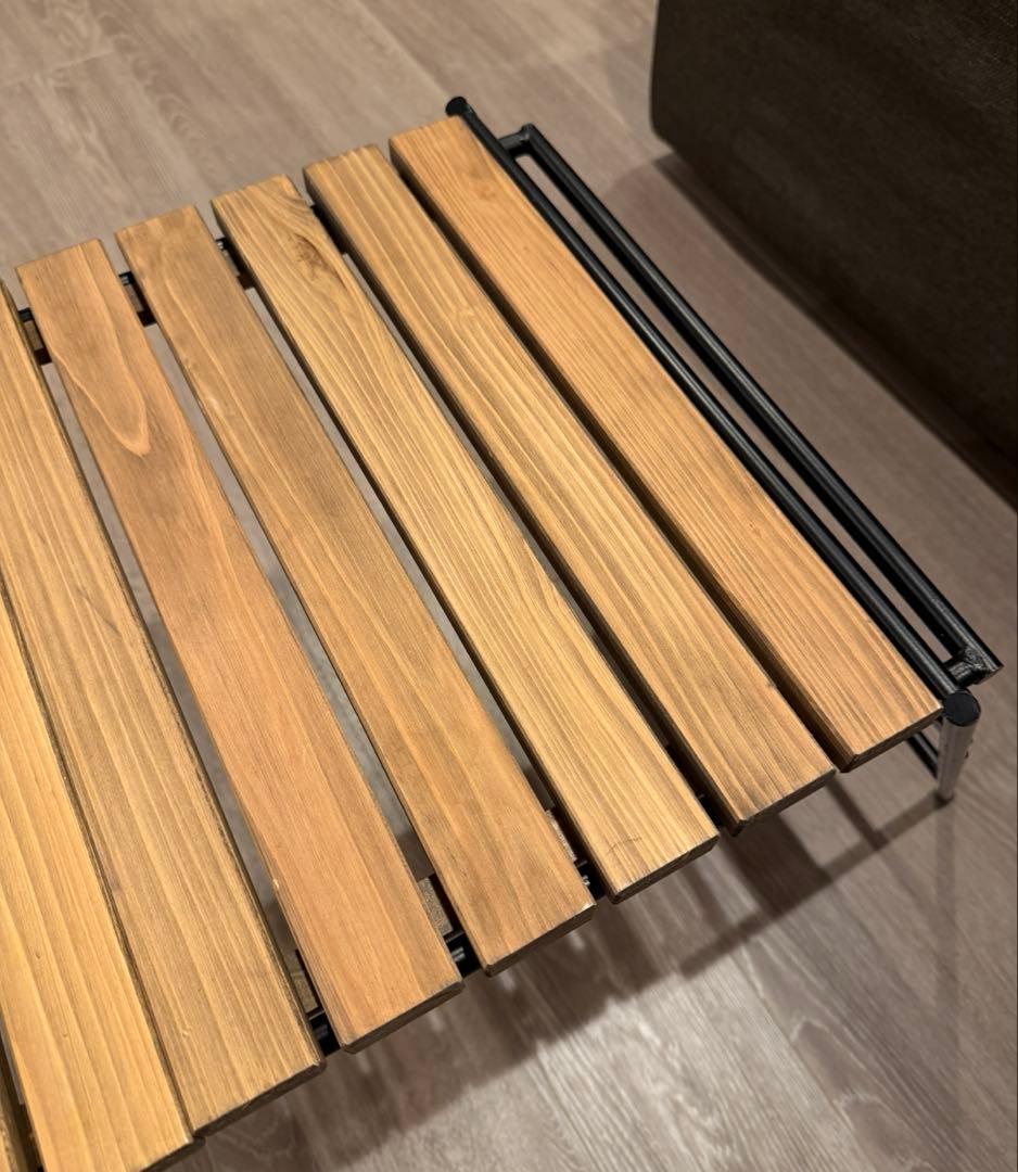 アイアン工房　アイアンテーブル ハンガーラック 収納3点セット IGTテーブル