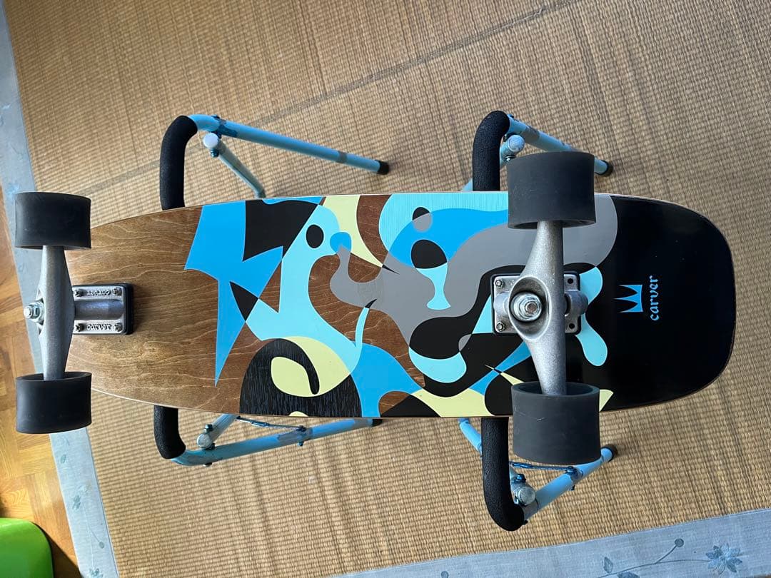 カーバースケートボード。CX4トラック。30 Blue Ray