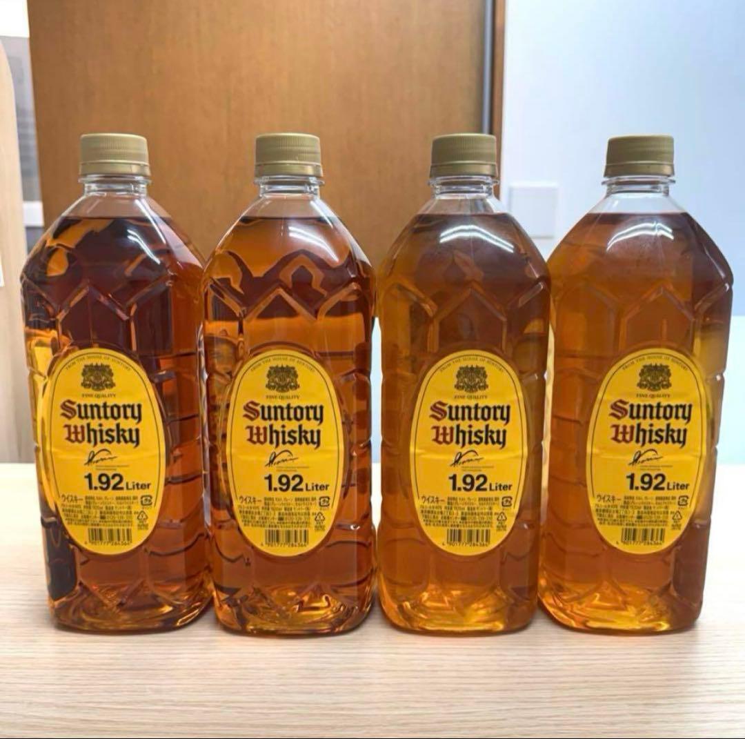 サントリー 角ウイスキー 1.92L 4本 【新品未開封】