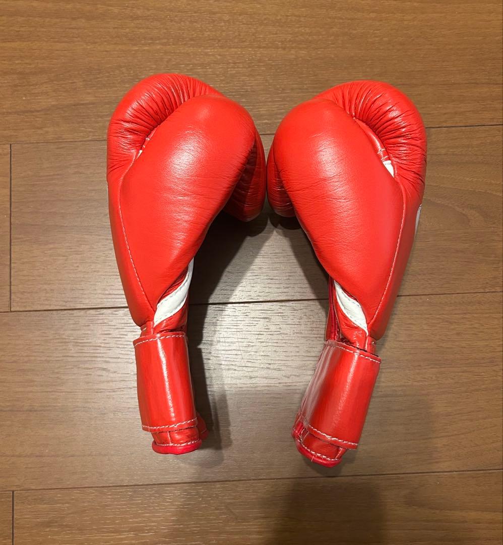 【ほぼ新品】winning　8oz　グローブ　レッド　正規品　MS-200B