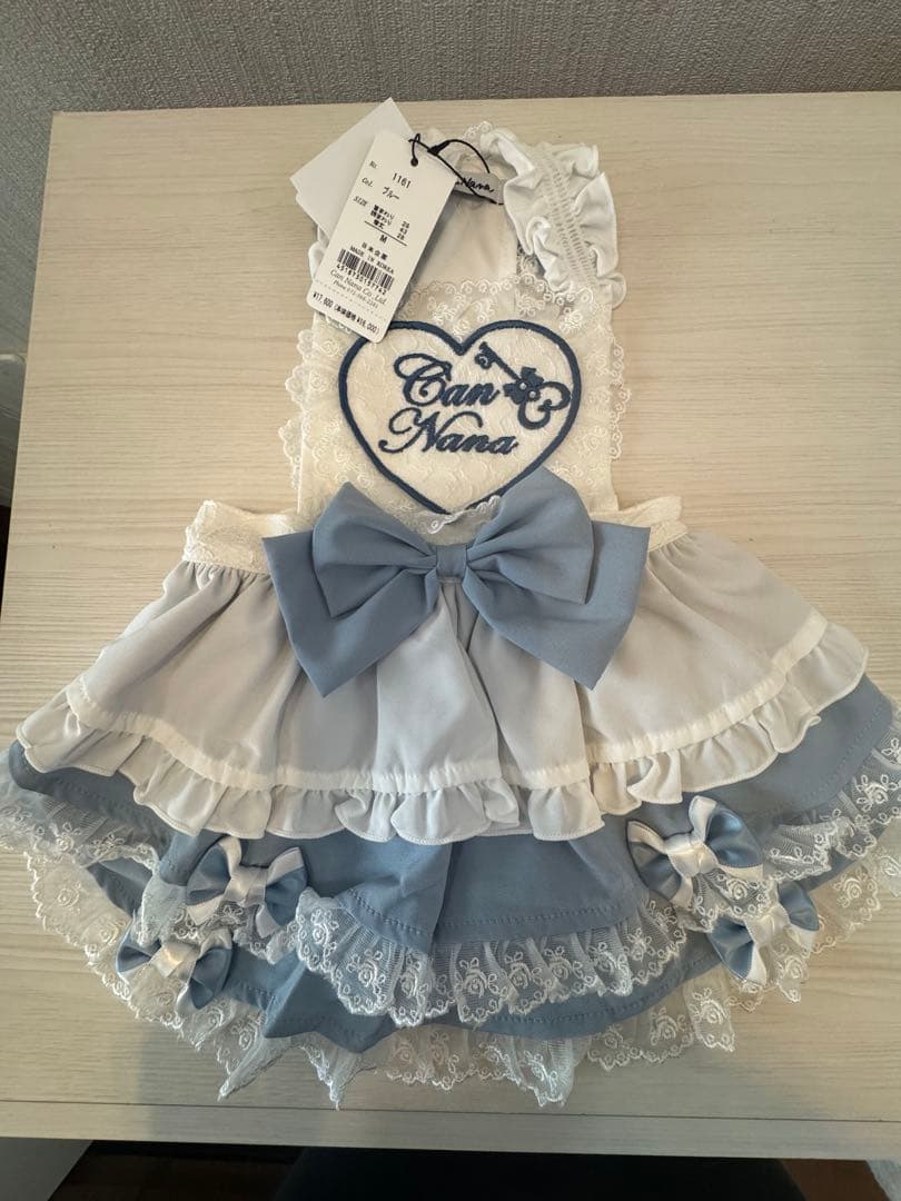 きゃんナナ 犬服 Can NanaアリスワンピースセットMサイズ