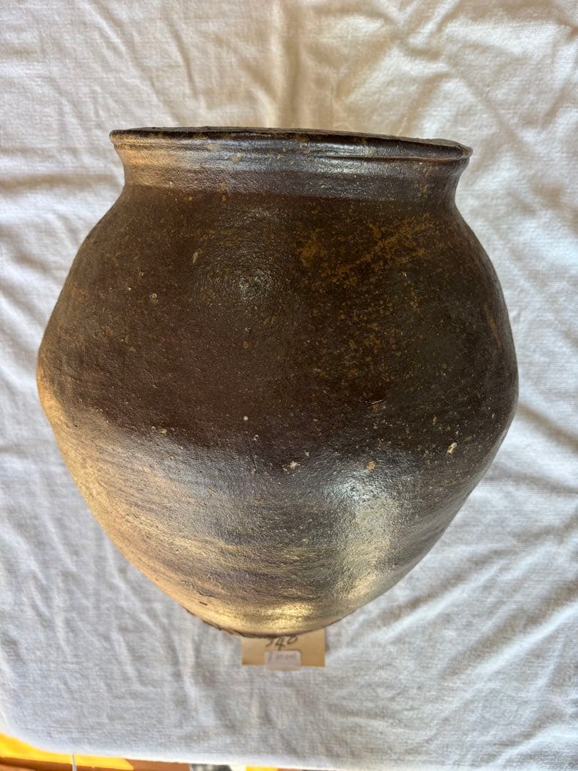 越前壺　甕　古壺甕　骨董品　アンティーク置物