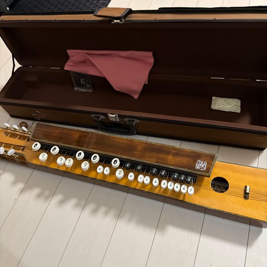 極美品　大正琴　菊八重　F 280 S ハードケース付き