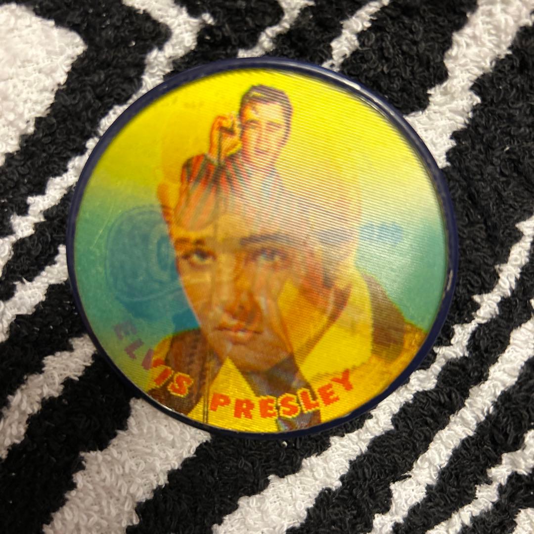 vintage 50s Elvis エルヴィス バッジ ビンテージ ロカビリー