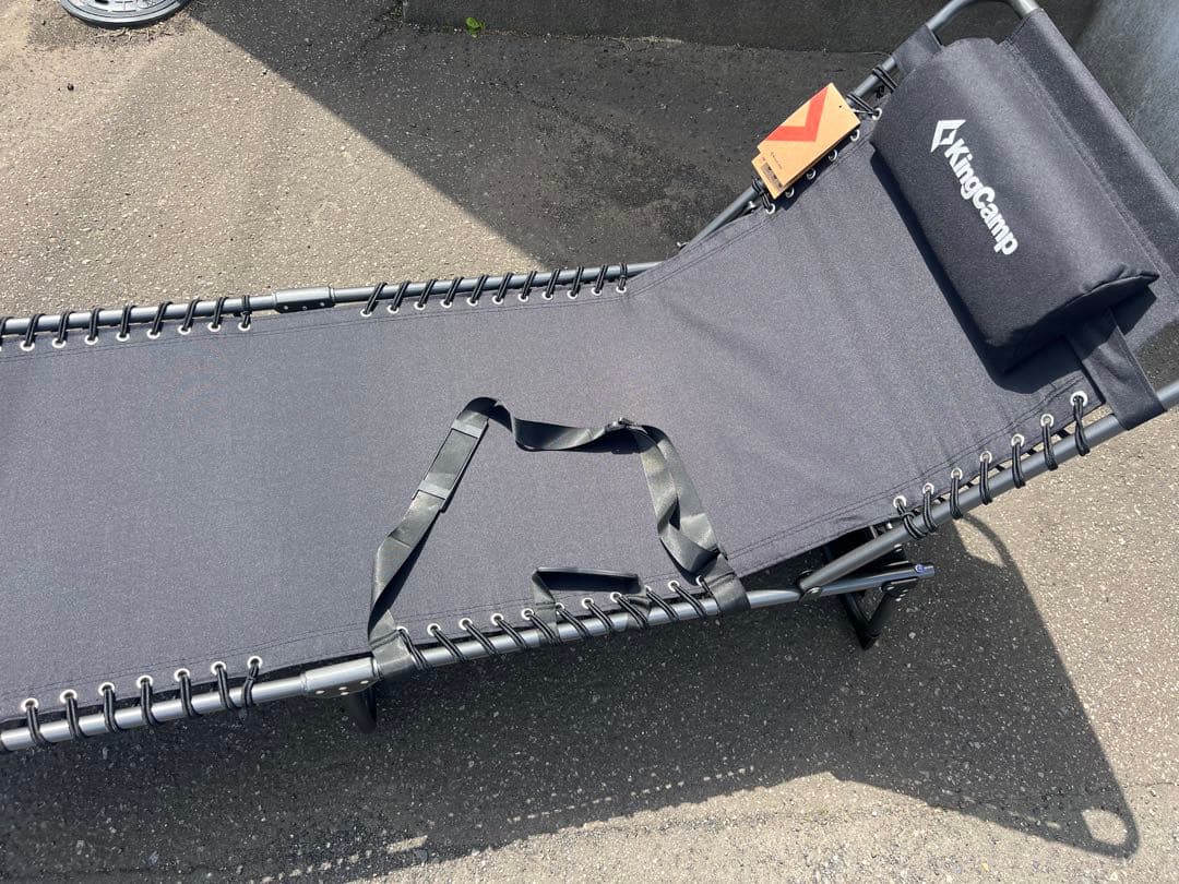 KingCamp アウトドアチェア 黒 2台