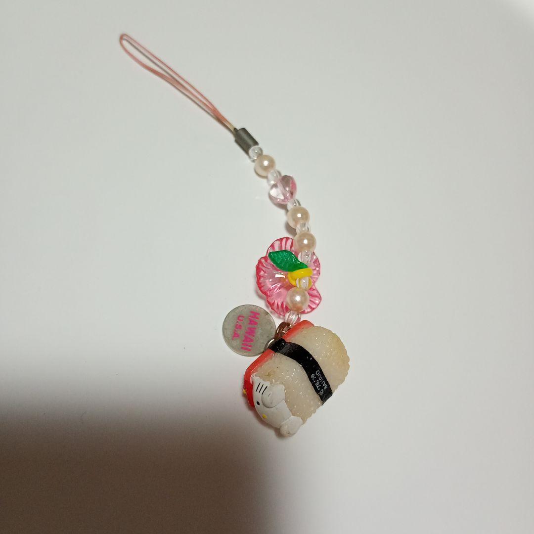 激レア　ハローキティ　HAWAII　限定　スパムストラップ　90s