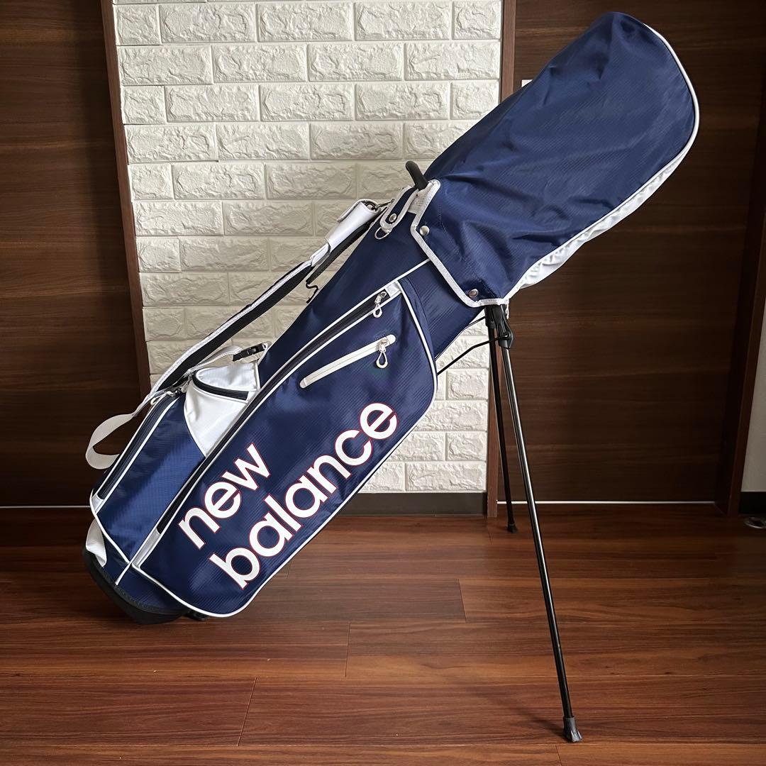 ニューバランス リップストップ 軽量 ハーフキャディバッグ 7.5型 ネイビー