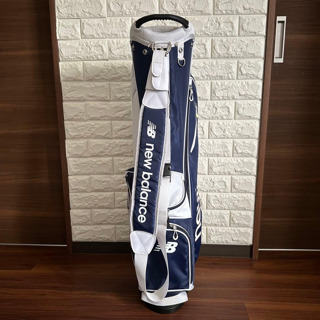 ニューバランス リップストップ 軽量 ハーフキャディバッグ 7.5型 ネイビー