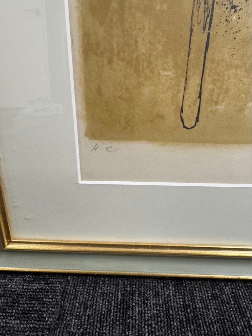 リトグラフ ジャン・ジャンセン　ジャクリーヌ　H.C 直筆サイン