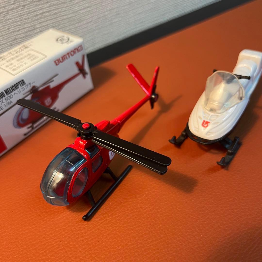 新品 BURTON ノベルティ ヘリコプター　スノーモービル