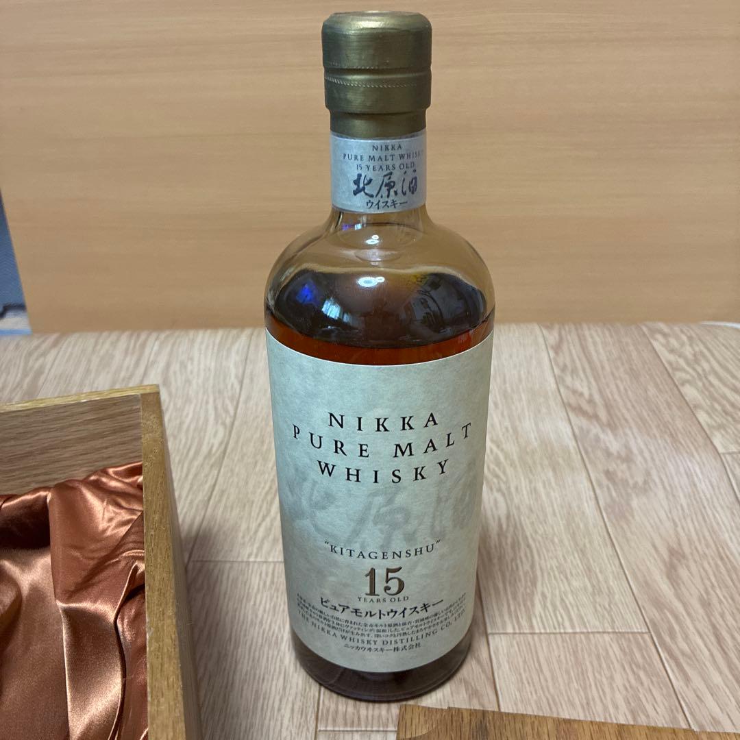 希少ニッカ 北原酒15年ピュアモルト ウイスキー 750ml 43%