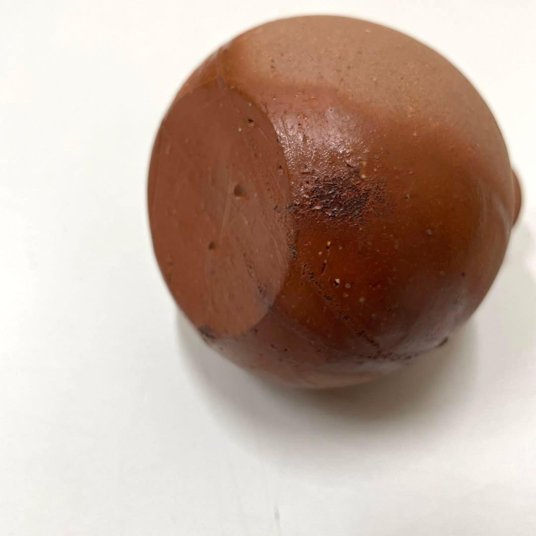 #XG251 陶芸家・酒器・備前焼・伊勢崎紳・緋襷・徳利・共箱・栞付