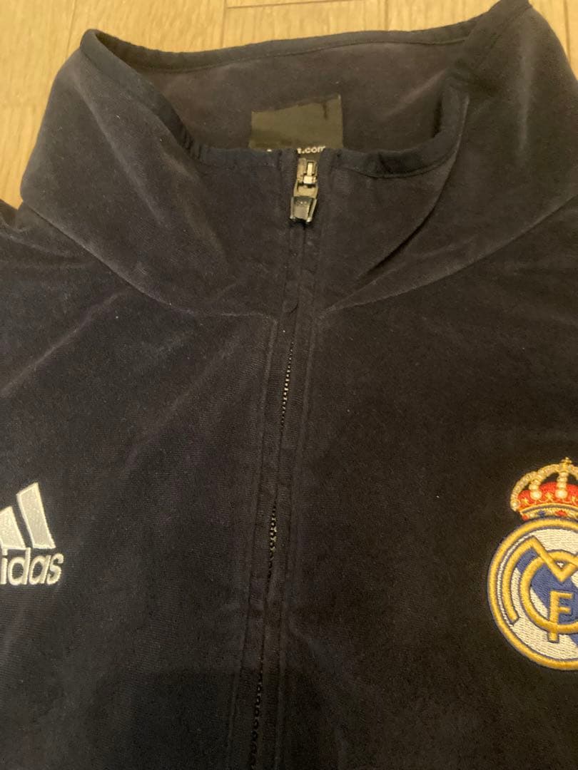 【古着】adidas レアルマドリード トラックジャケット ジャージ ロゴ 刺繍