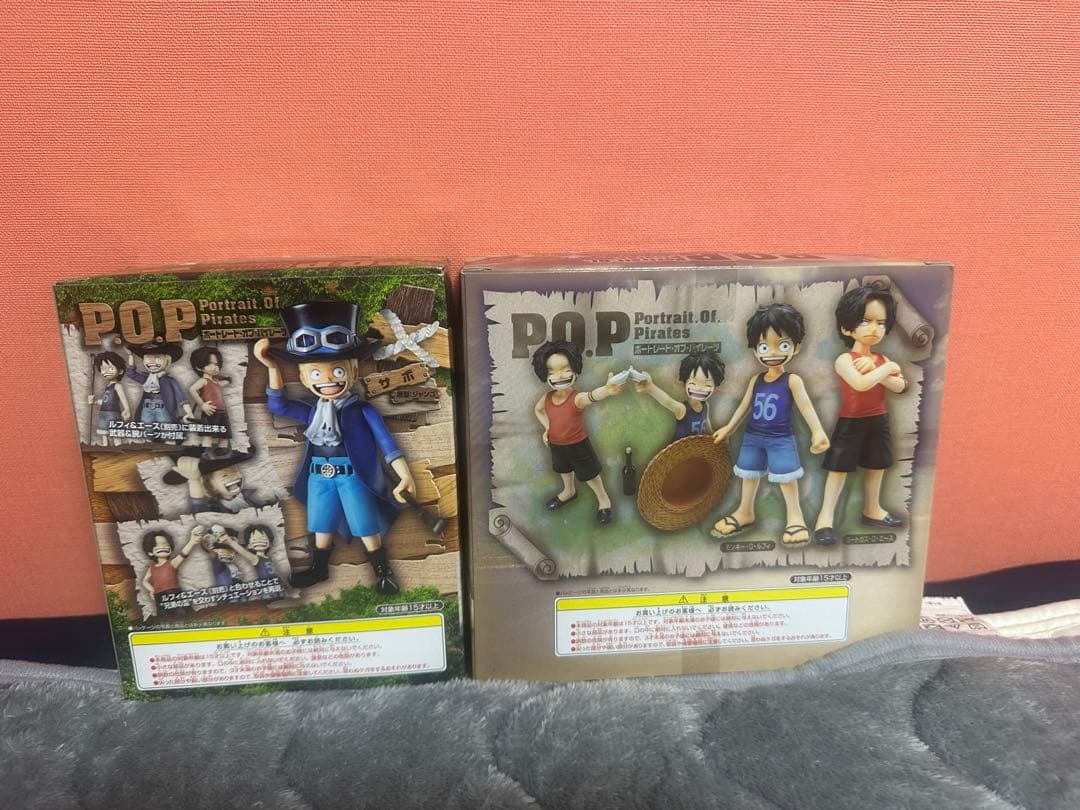 新品P.O.P ルフィ エース サボ兄弟の絆　フィギュアセット