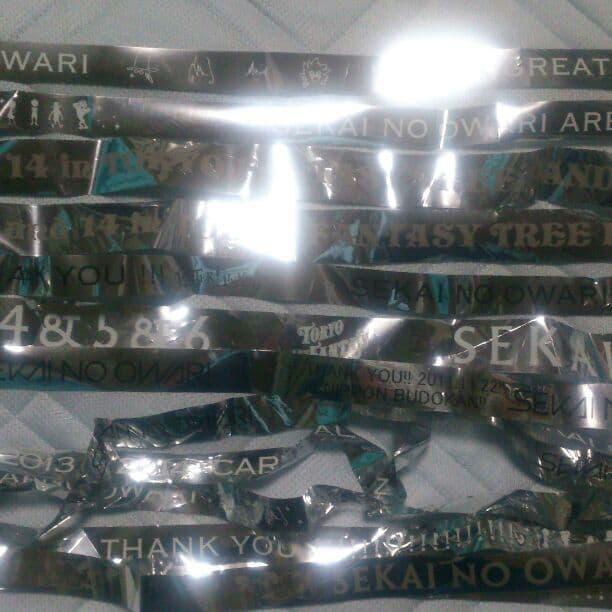 SEKAI NO OWARI 銀テープ live