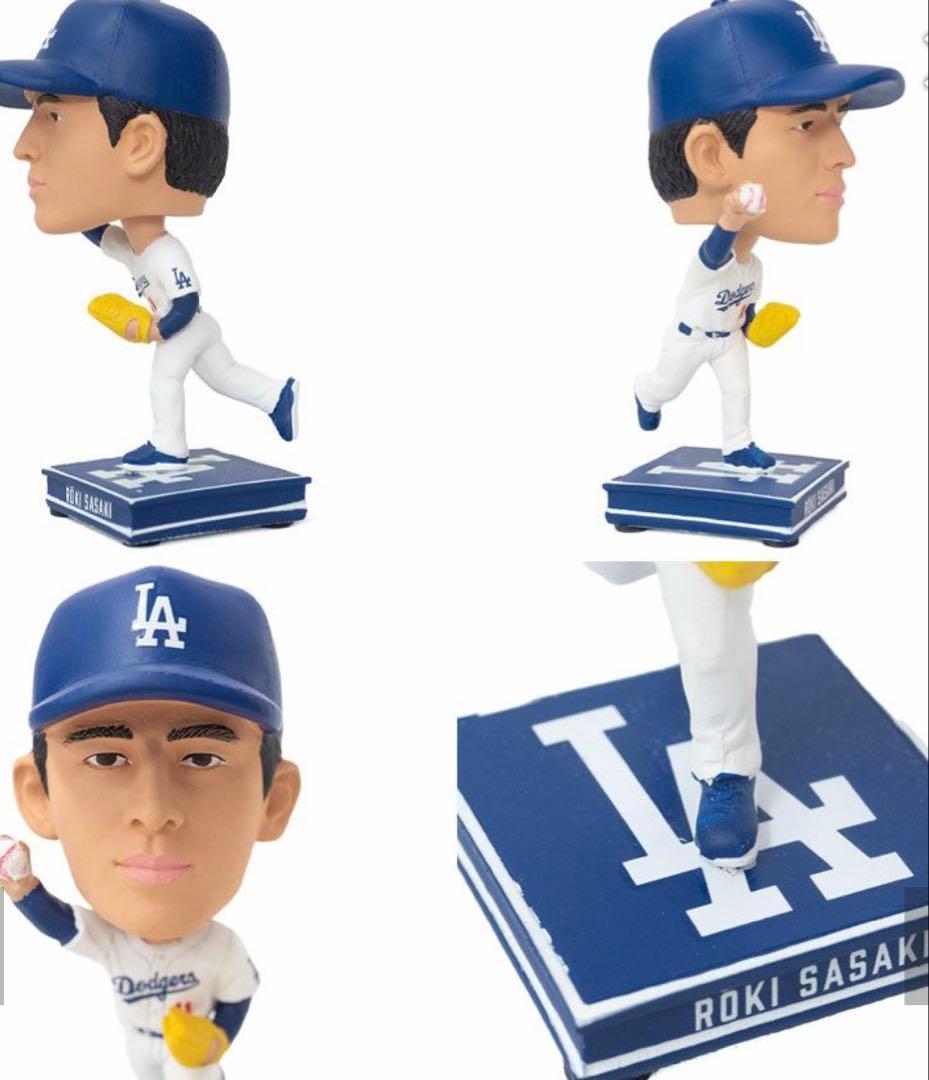 MLB公式世界5000個限定ドジャース ボブルヘッド 3体セット 大谷佐々木山本