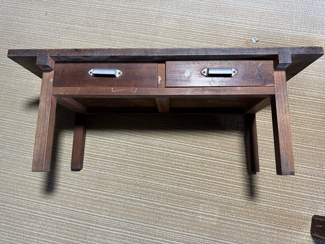 昭和レトロ・木製テーブル・アンティーク・ヴィンテージ・古家具　文机