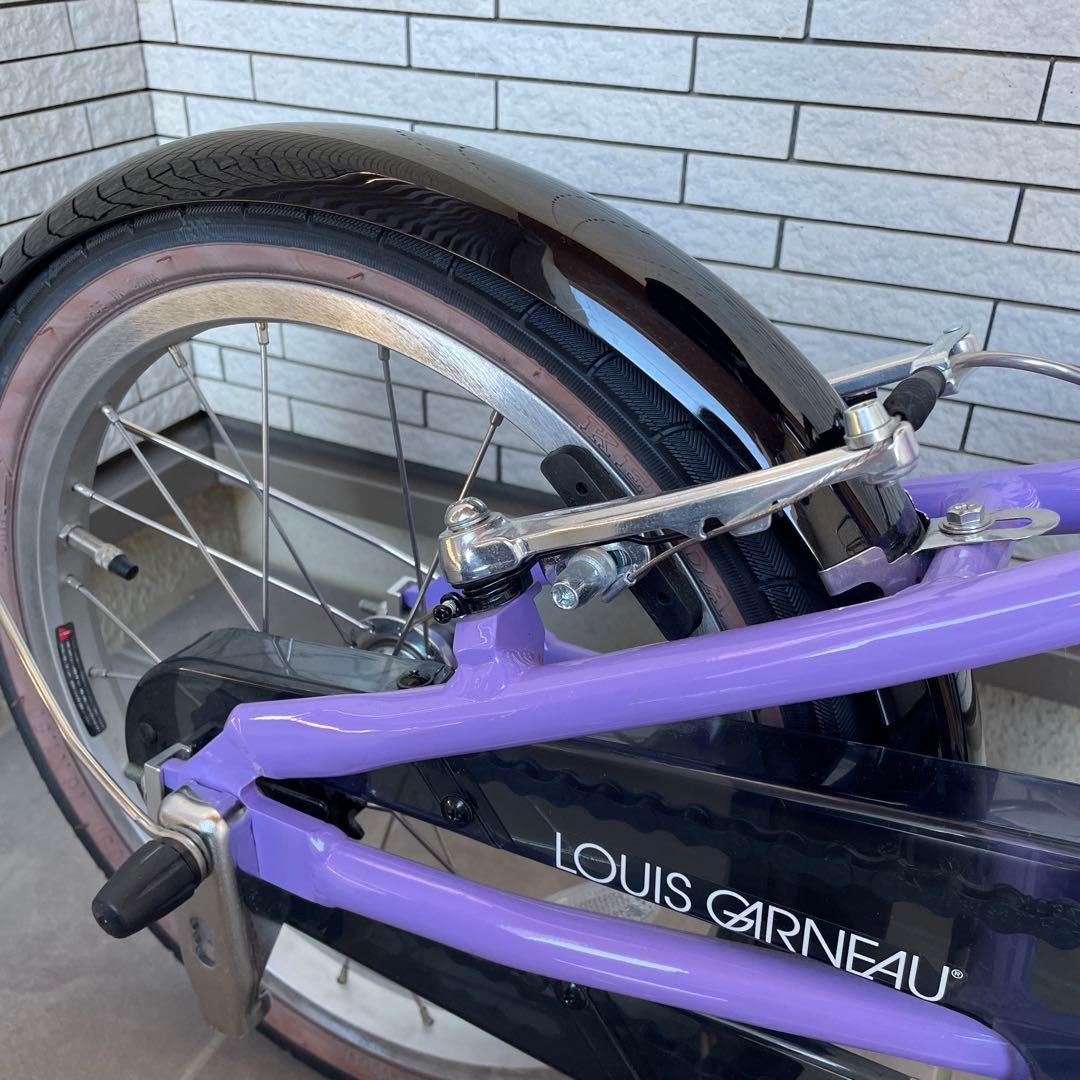 ルイガノ　k16プラス パープル　ラベンダー　自転車　16インチ　補助輪